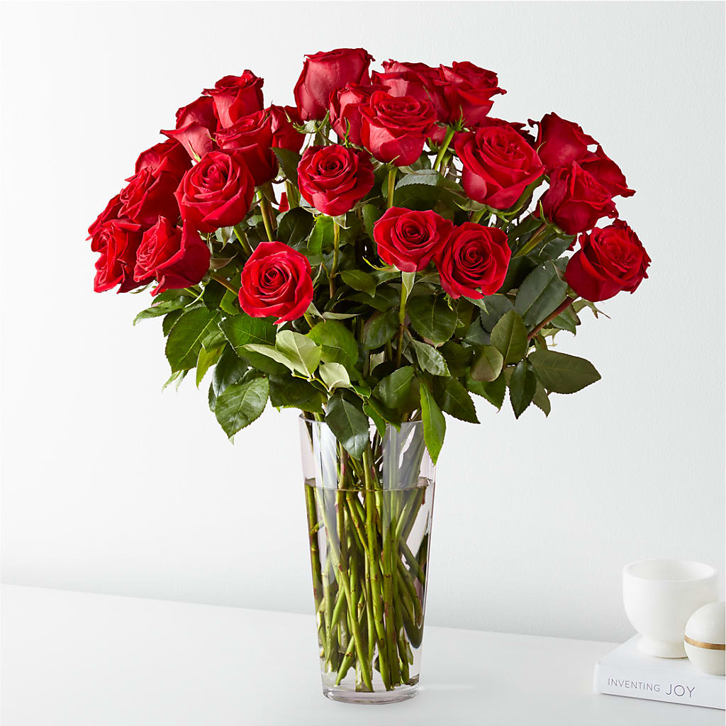 Long Stem Red Rose Bouquet – Morgan Hill Florist, San Jose CA