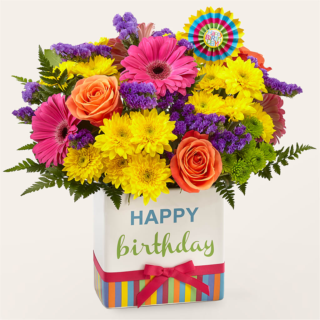 Birthday Brights Bouquet – Morgan Hill Florist, San Jose CA