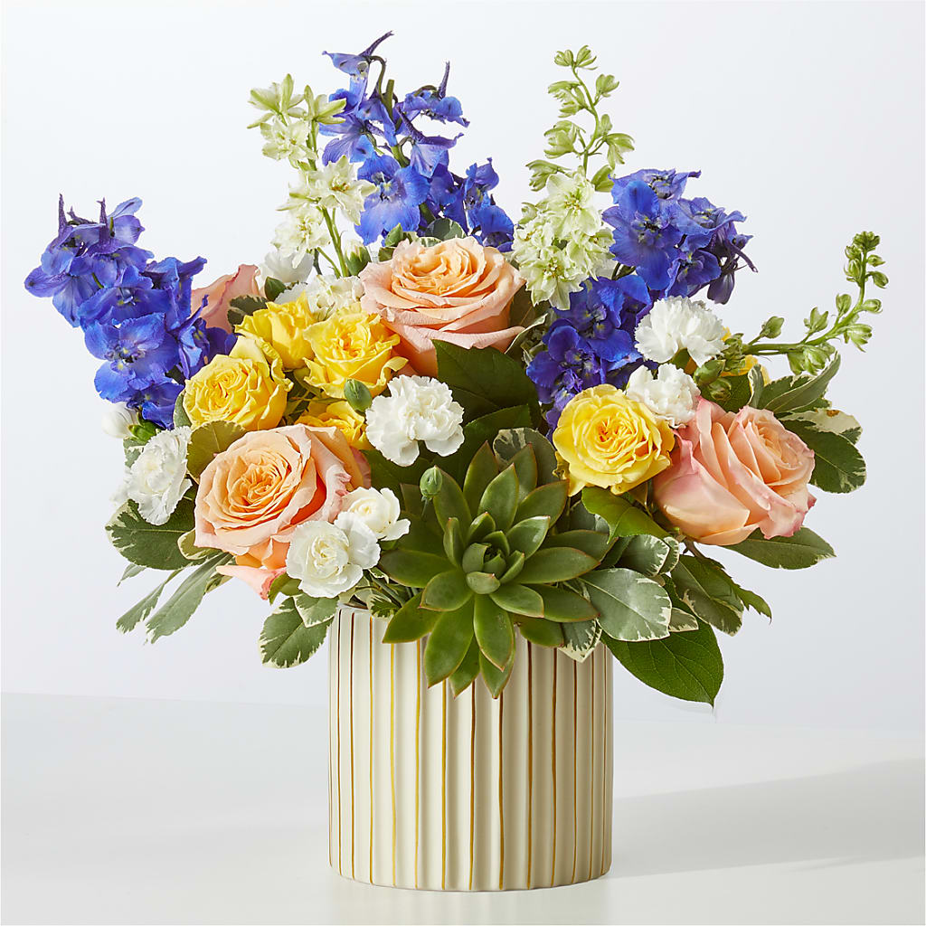 Cobalt Reverie Bouquet – Morgan Hill Florist, San Jose CA