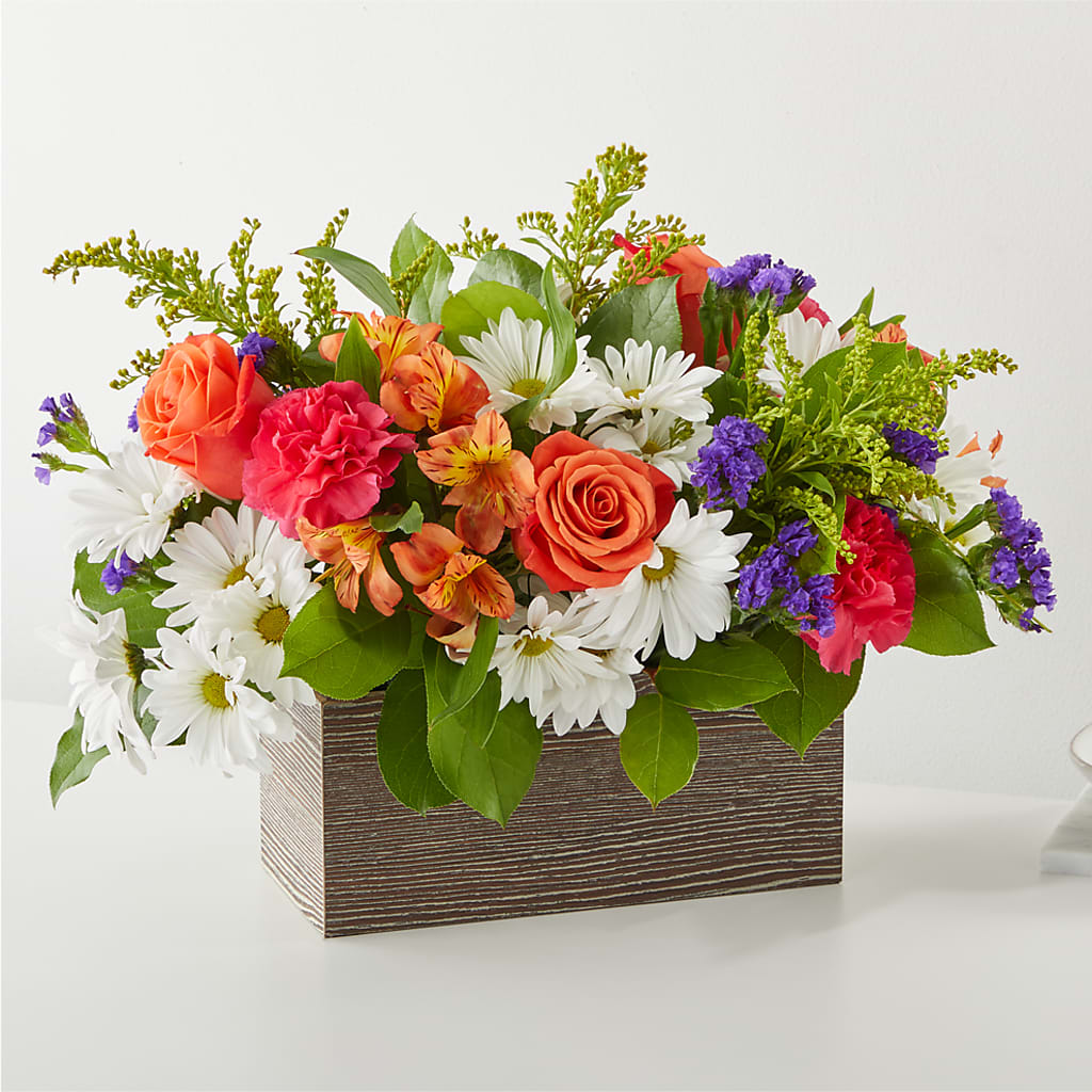 Oopsie Daisy Box Bouquet – Morgan Hill Florist, San Jose CA