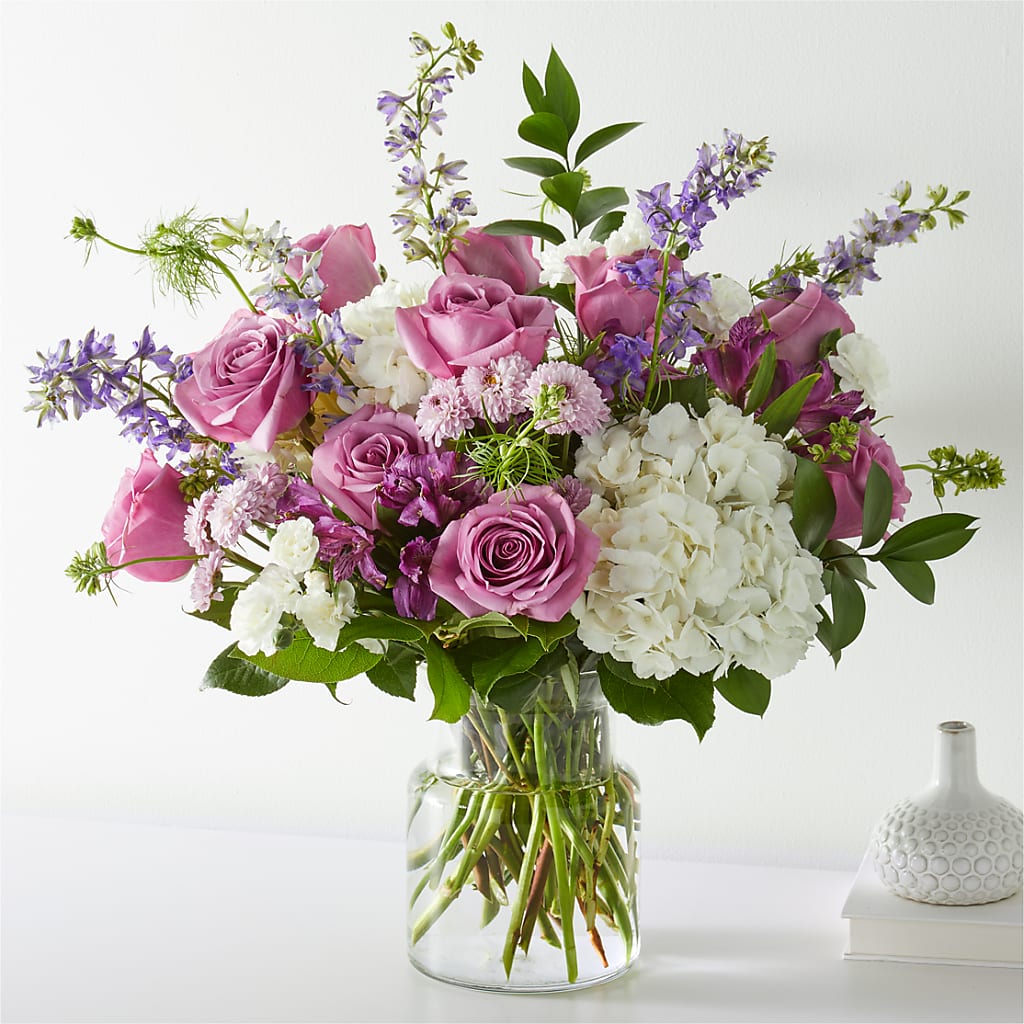 Violet Caress Bouquet – Morgan Hill Florist, San Jose CA