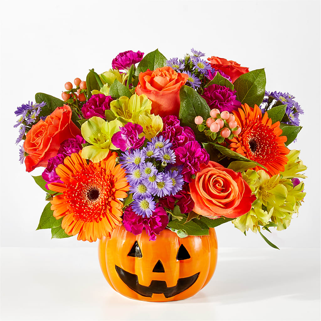 Tricks & Treats Pumpkin – Morgan Hill Florist, San Jose CA
