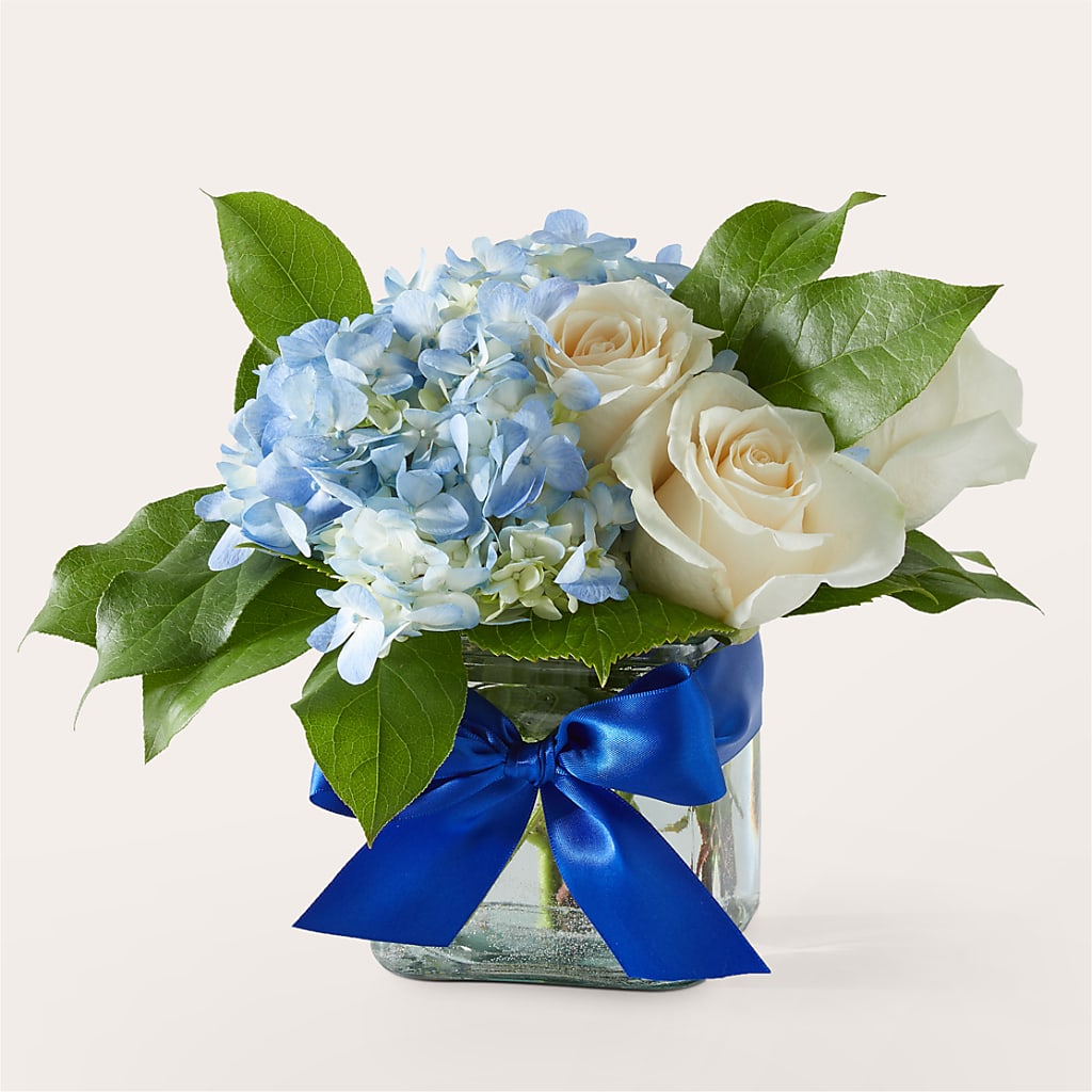 Sky Blue Delight Bouquet – Morgan Hill Florist, San Jose CA