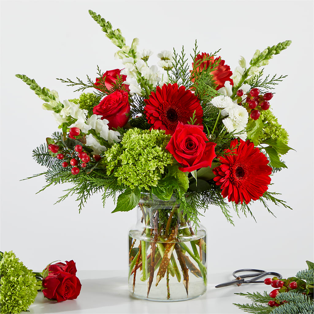 Merry Moment Bouquet – A Florist Original – Morgan Hill Florist, San Jose CA