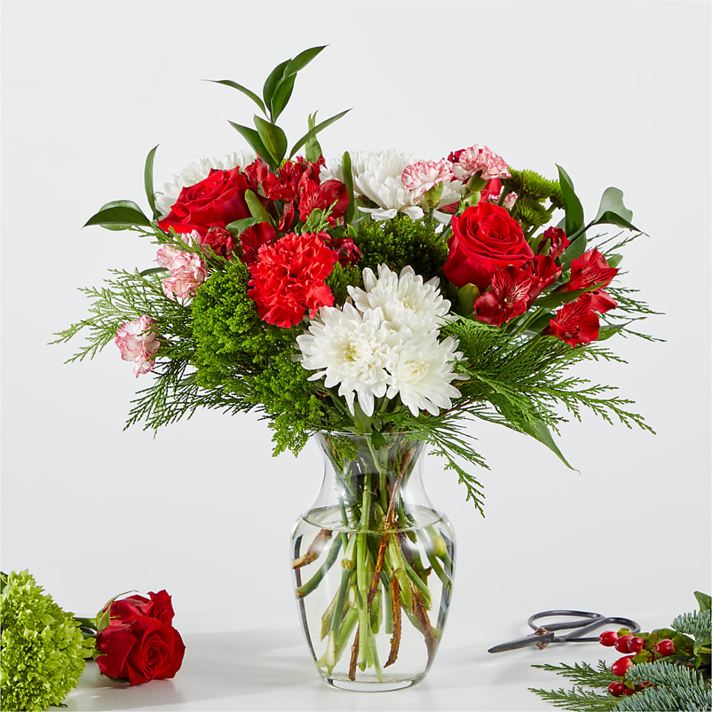 Merry Moment Bouquet – A Florist Original – Morgan Hill Florist, San Jose CA