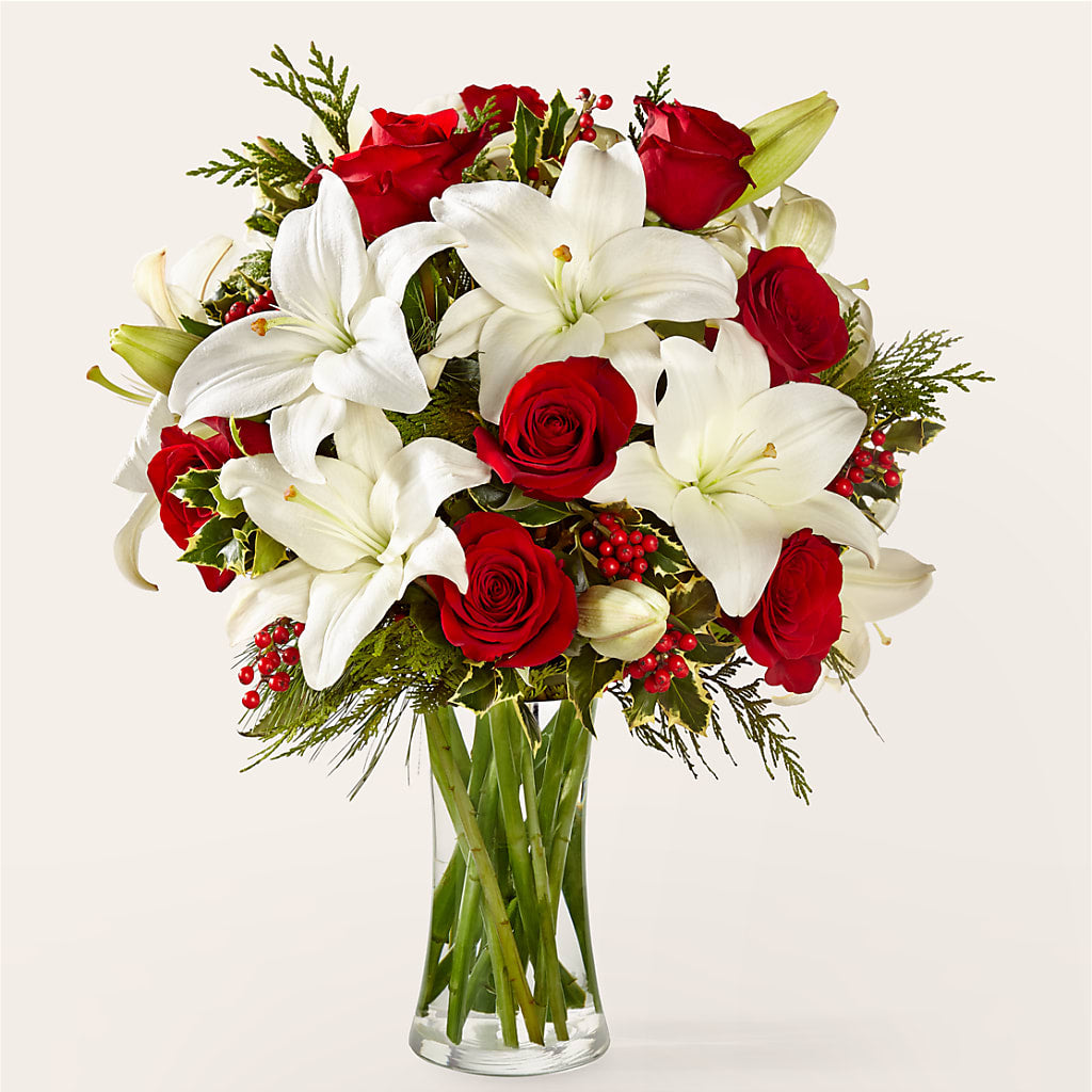 Sparkling Snowflakes Bouquet – Morgan Hill Florist, San Jose CA