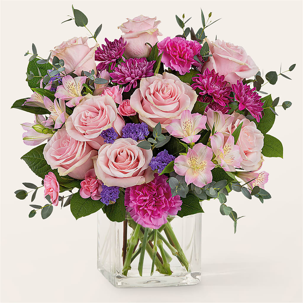 Rosy Radiance Bouquet – Morgan Hill Florist, San Jose CA