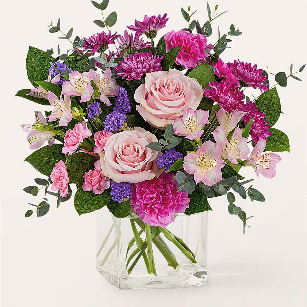 Rosy Radiance Bouquet – Morgan Hill Florist, San Jose CA