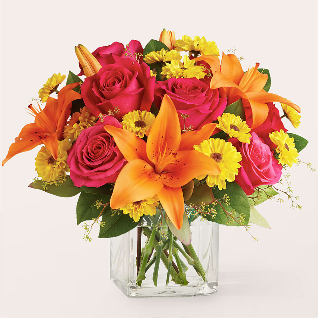 Neon Lights Bouquet – Morgan Hill Florist, San Jose CA