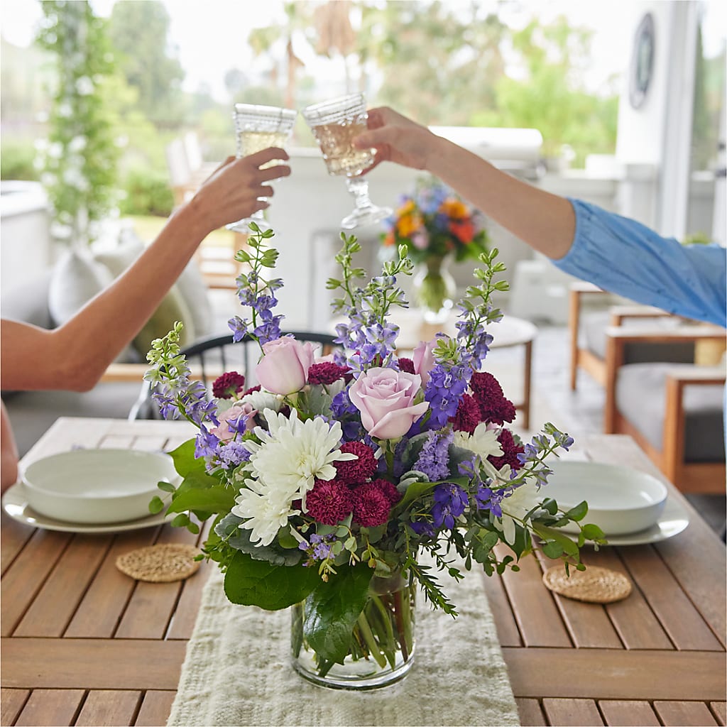 Violet Frost Bouquet – Morgan Hill Florist, San Jose CA