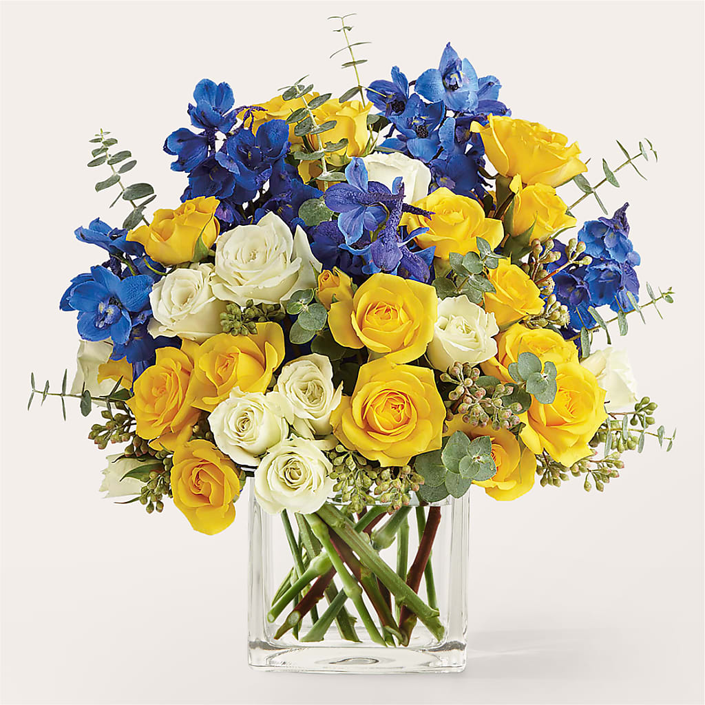 Sparkling Citrine Bouquet – Morgan Hill Florist, San Jose CA