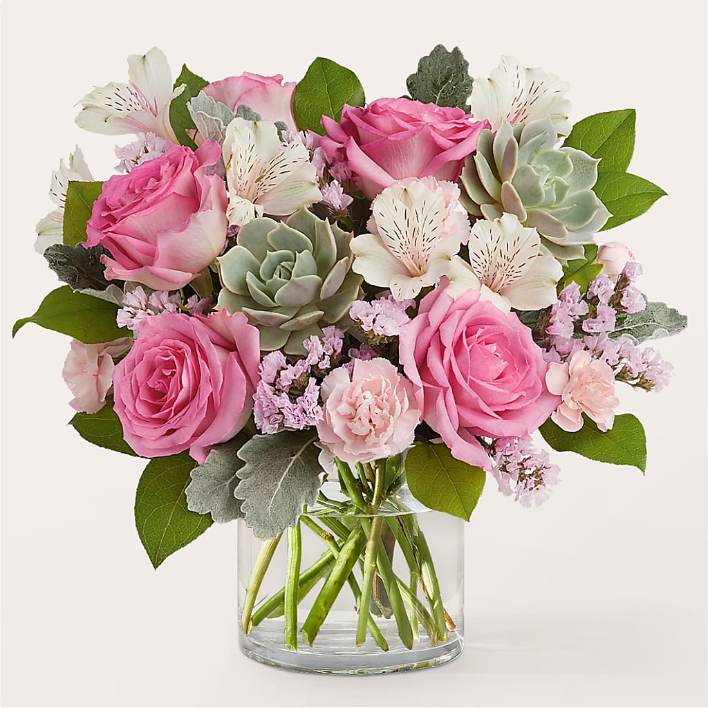 Dusty Rose Bouquet – Morgan Hill Florist, San Jose CA