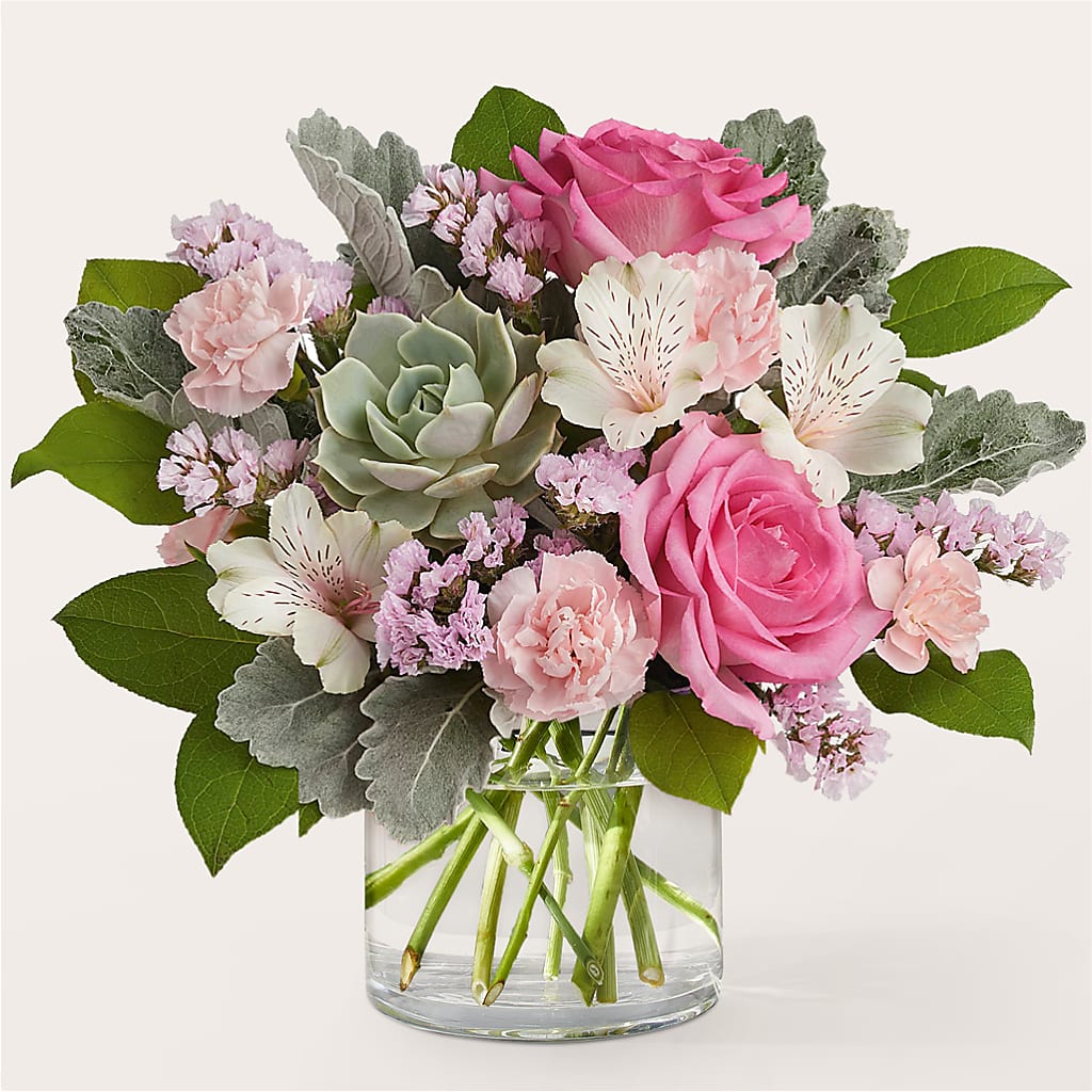 Dusty Rose Bouquet – Morgan Hill Florist, San Jose CA