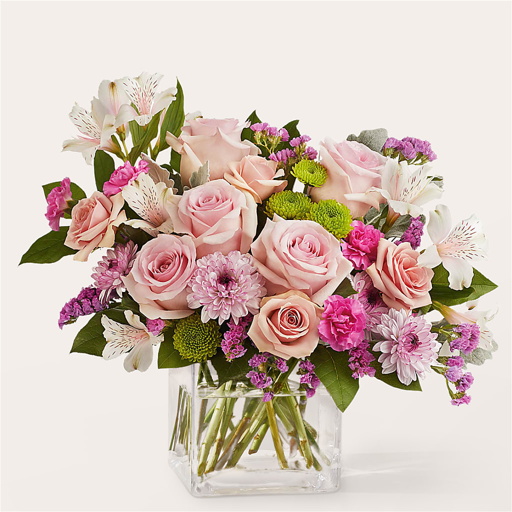 Pink Suede Bouquet – Morgan Hill Florist, San Jose CA