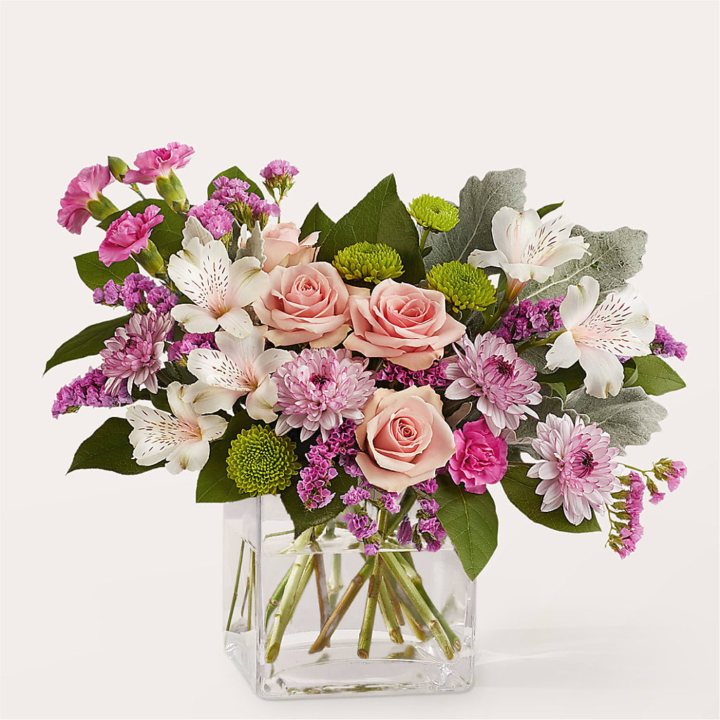 Pink Suede Bouquet – Morgan Hill Florist, San Jose CA