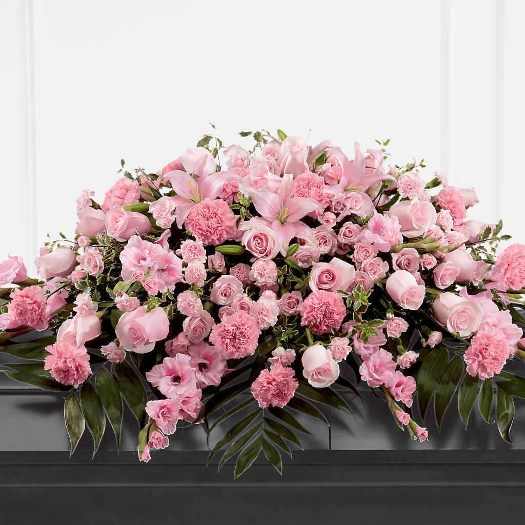 Garden of Comfort Casket Spray (Standard) – Morgan Hill Florist, San Jose CA