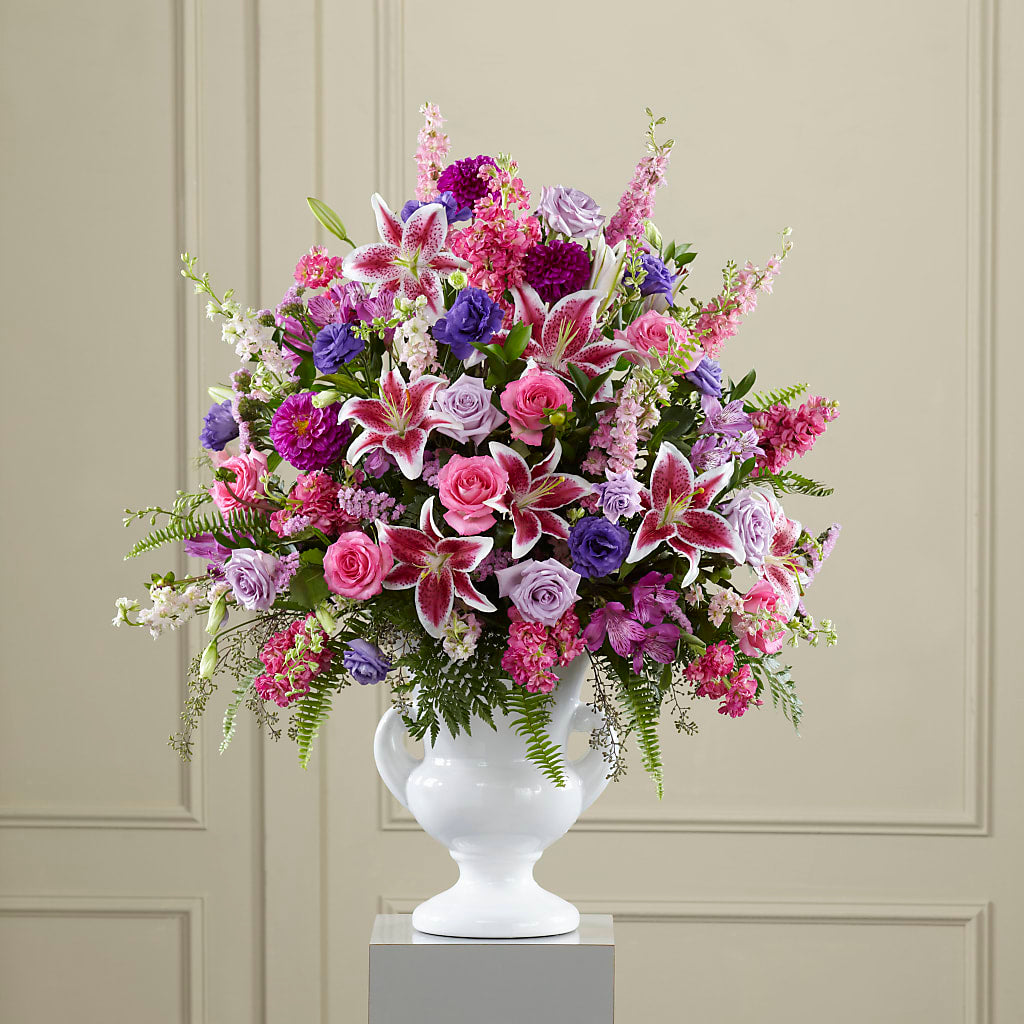 Peaceful Tribute Arrangement – Morgan Hill Florist, San Jose CA
