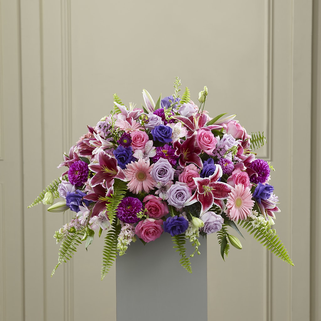 Fare Thee Well Pedestal – Morgan Hill Florist, San Jose CA