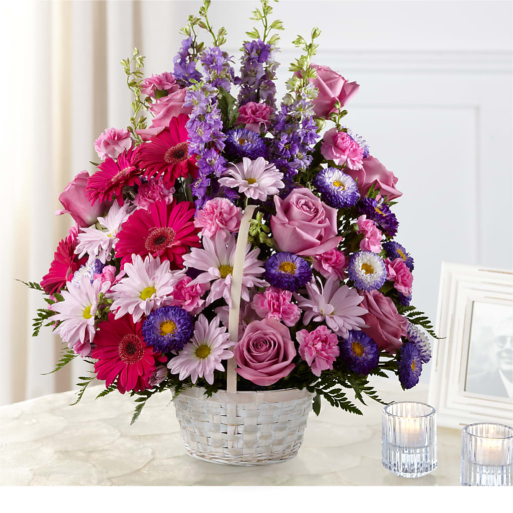 Pastel Peace Basket – Morgan Hill Florist, San Jose CA