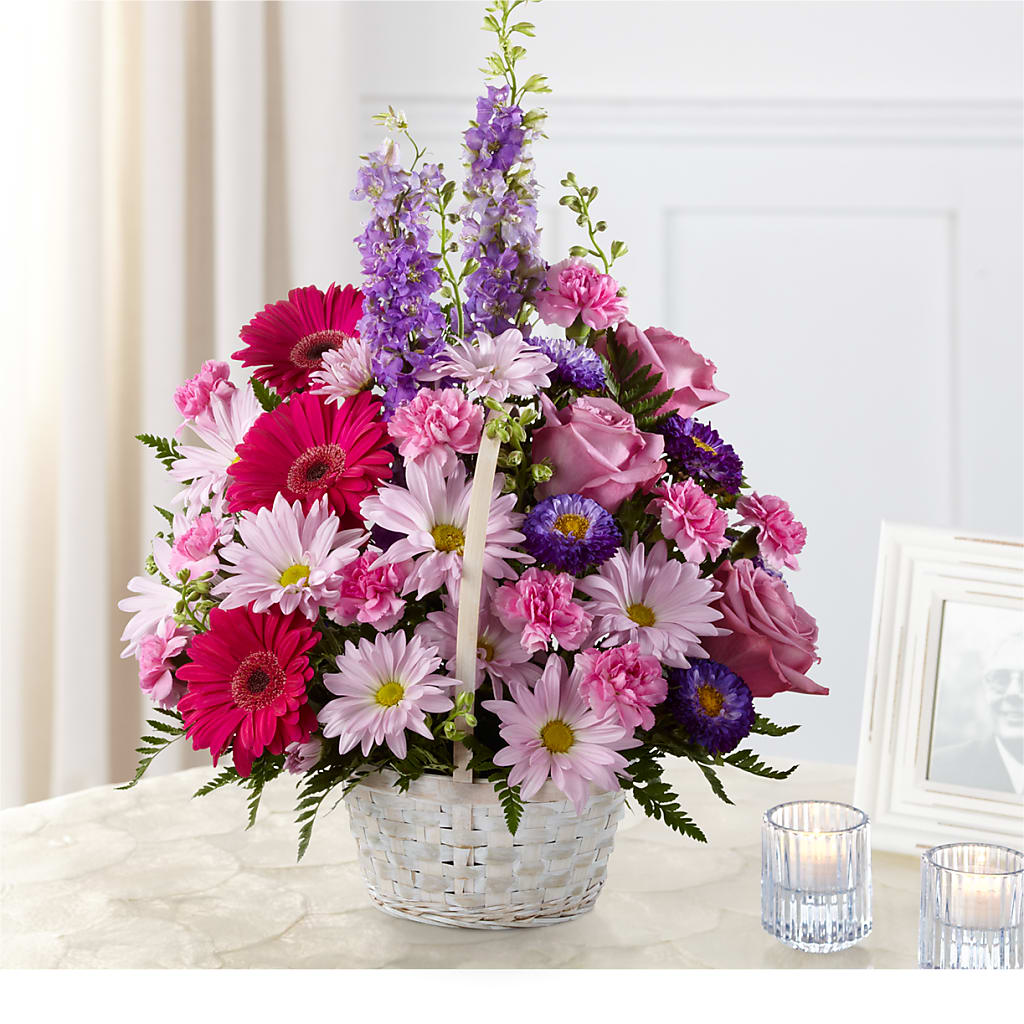 Pastel Peace Basket – Morgan Hill Florist, San Jose CA