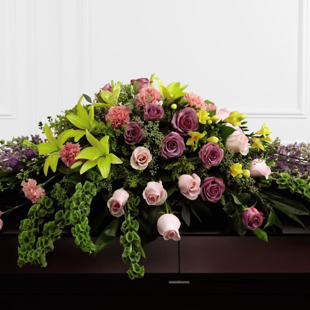 Forever Beloved Casket Spray – Morgan Hill Florist, San Jose CA
