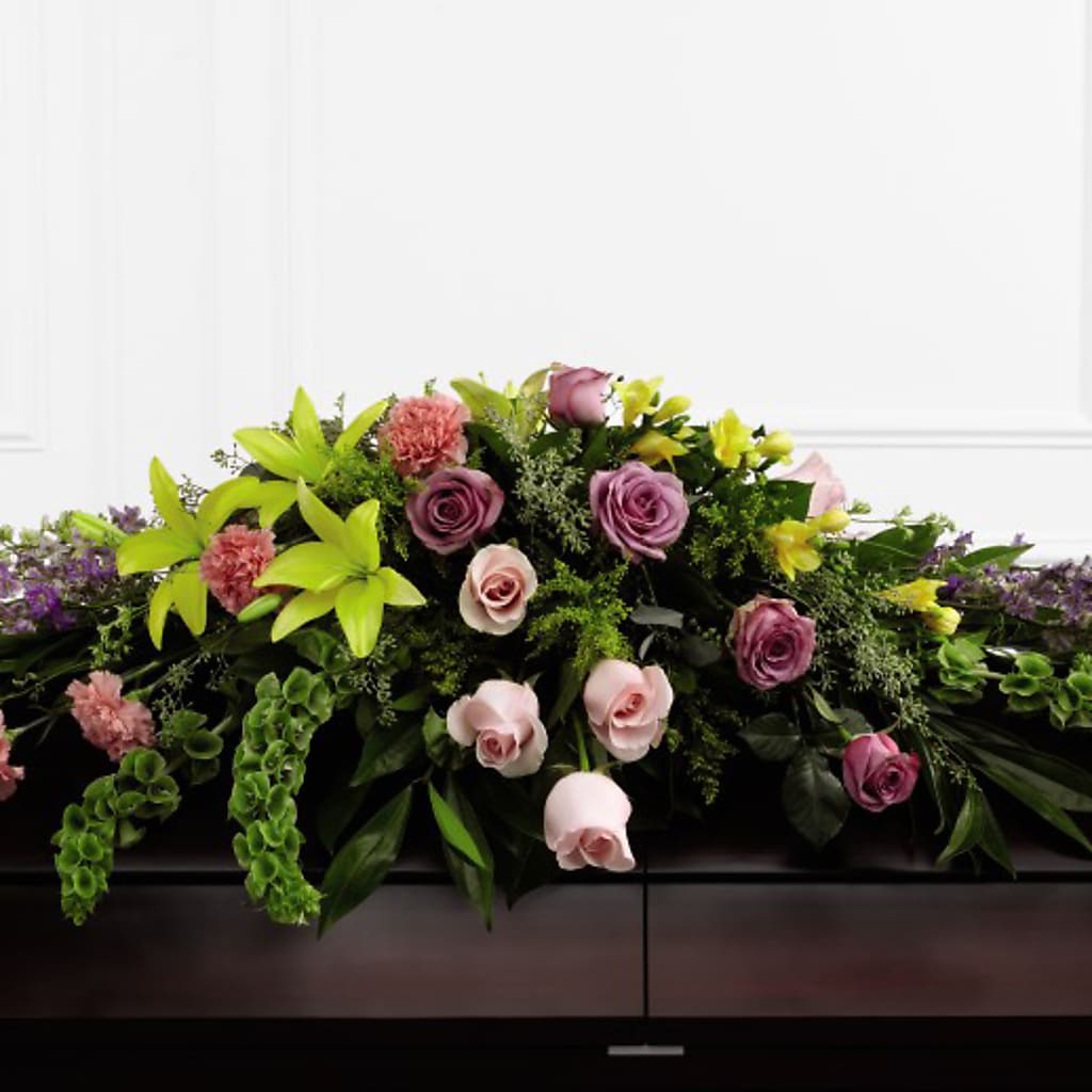 Forever Beloved Casket Spray – Morgan Hill Florist, San Jose CA