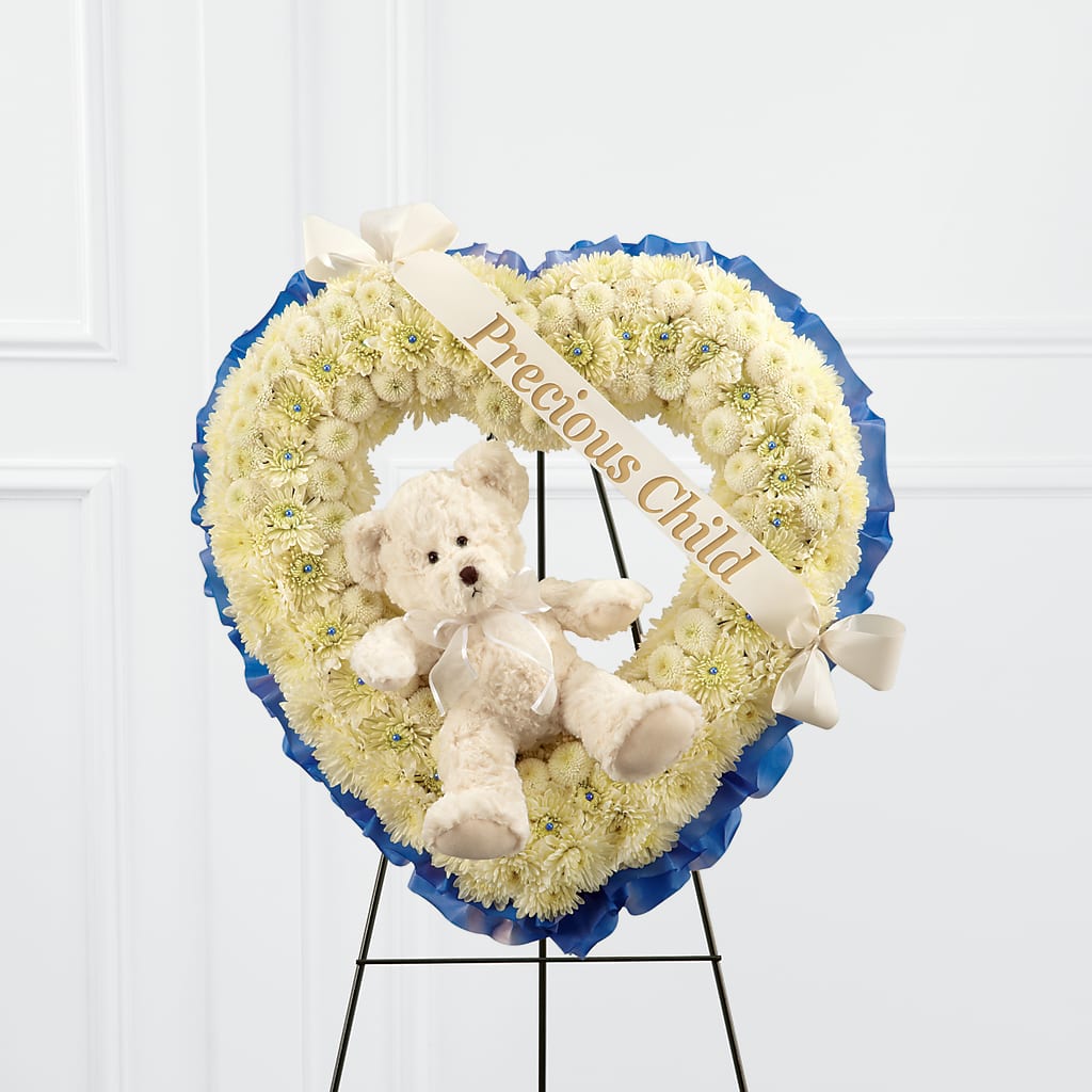 Precious Child Standing Heart – Morgan Hill Florist, San Jose CA