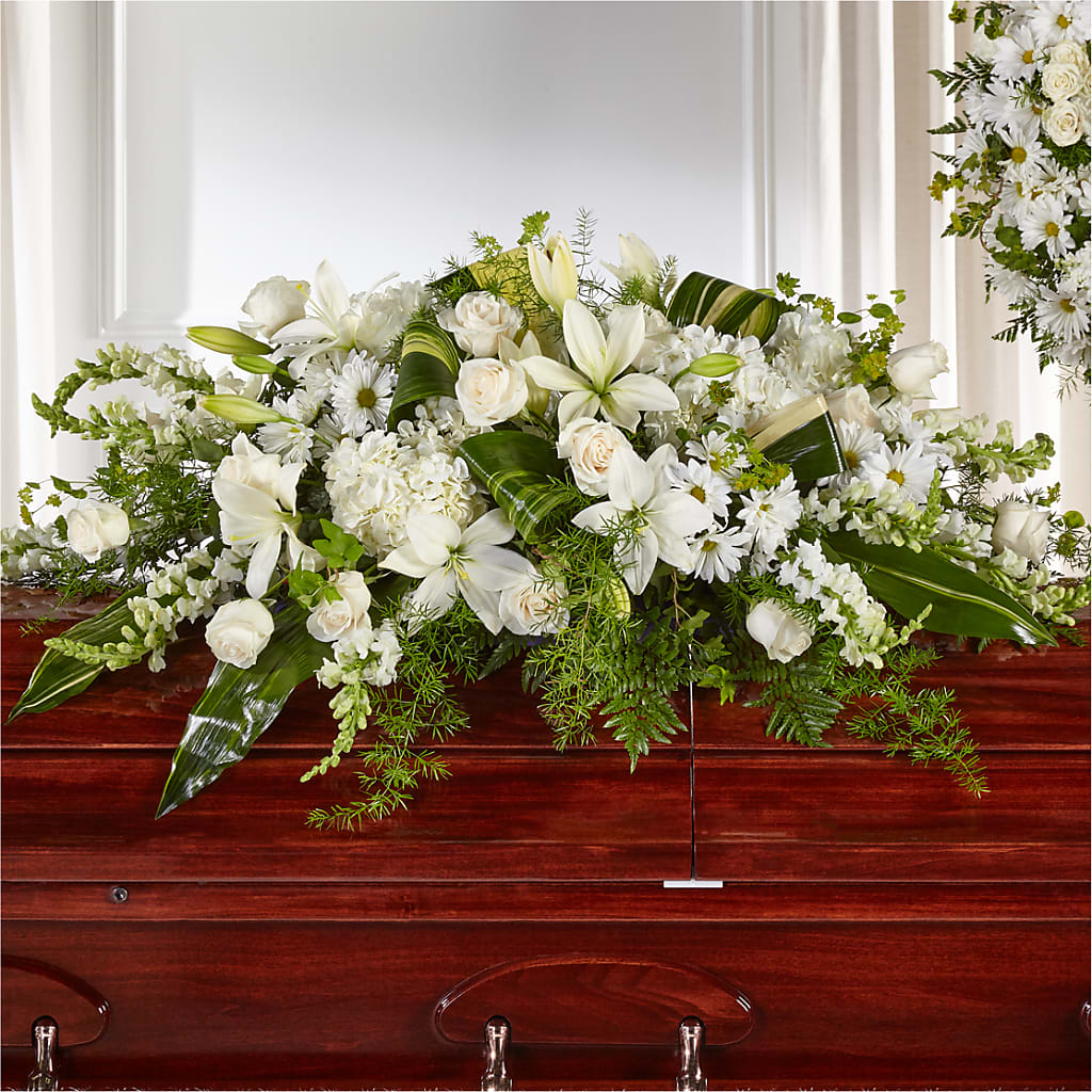 Abundance Casket Spray – Morgan Hill Florist, San Jose CA