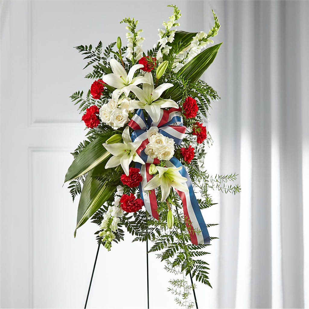 Stars of Life Standing Spray – Morgan Hill Florist, San Jose CA