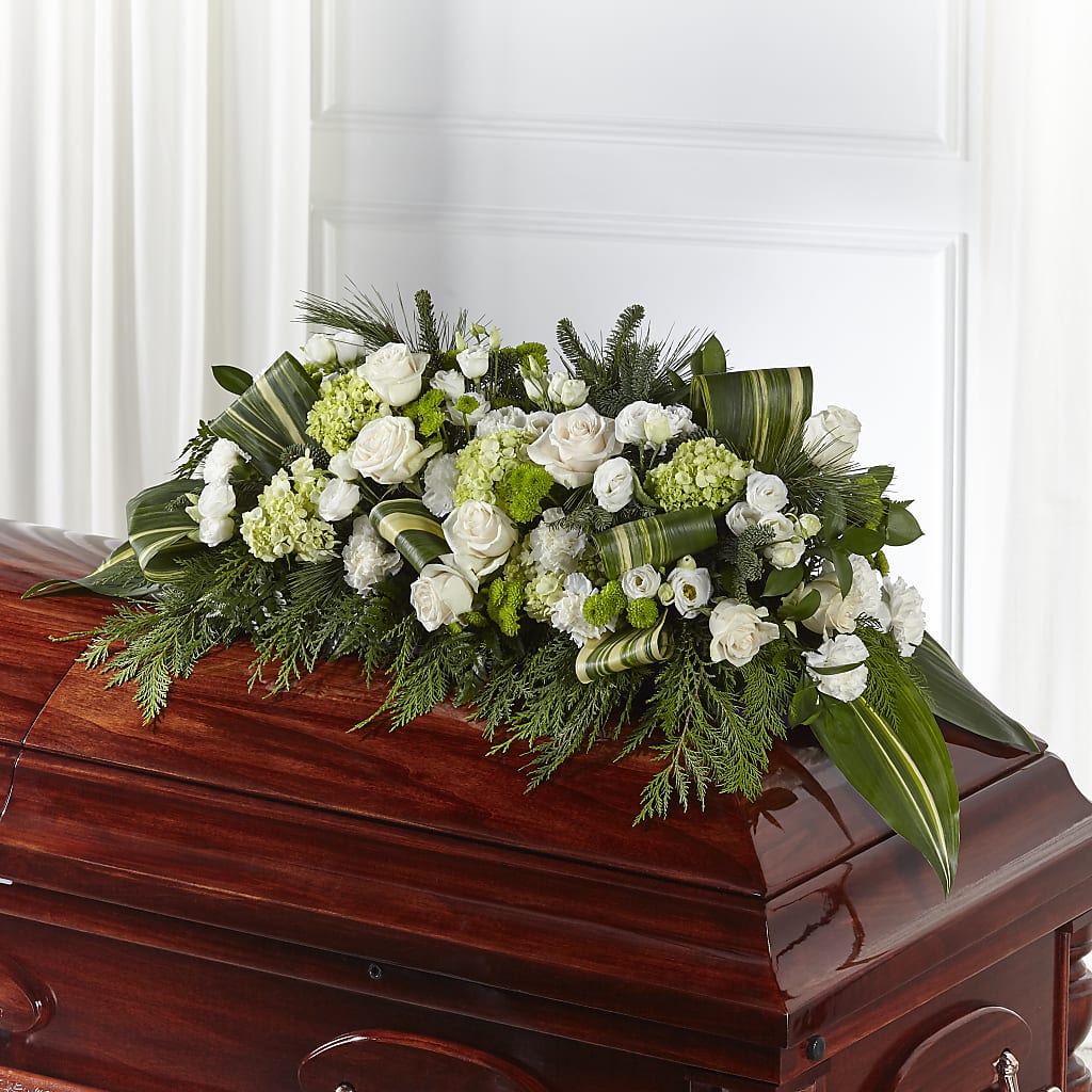 Hopeful Gesture Casket Spray – Morgan Hill Florist, San Jose CA