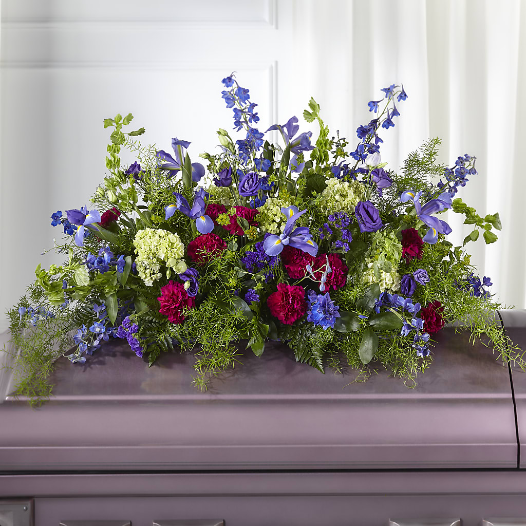 Always Treasured Casket Spray – Morgan Hill Florist, San Jose CA