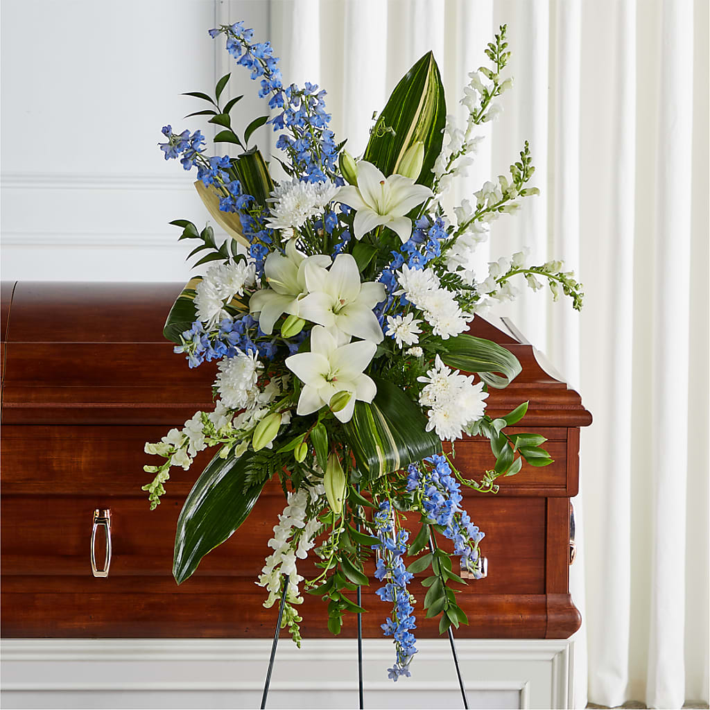 Eternal Impressions Standing Spray – Morgan Hill Florist, San Jose CA