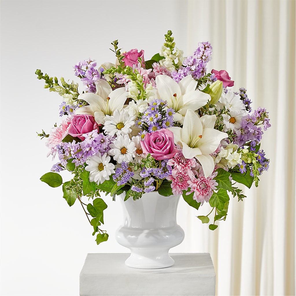 Remarkable Life Urn Arrangement – Morgan Hill Florist, San Jose CA