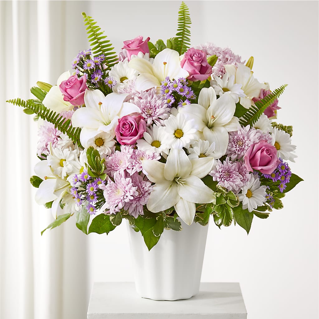 Warmest Thoughts Tabletop Basket – Morgan Hill Florist, San Jose CA