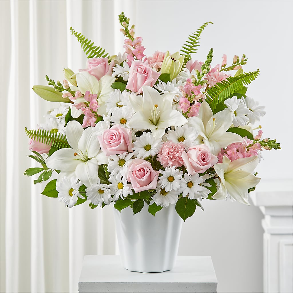 Soft Touch Tabletop Basket – Morgan Hill Florist, San Jose CA