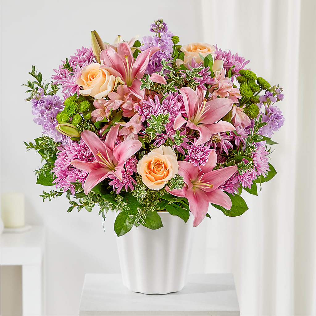 Supportive Embrace Tabletop Basket – Morgan Hill Florist, San Jose CA