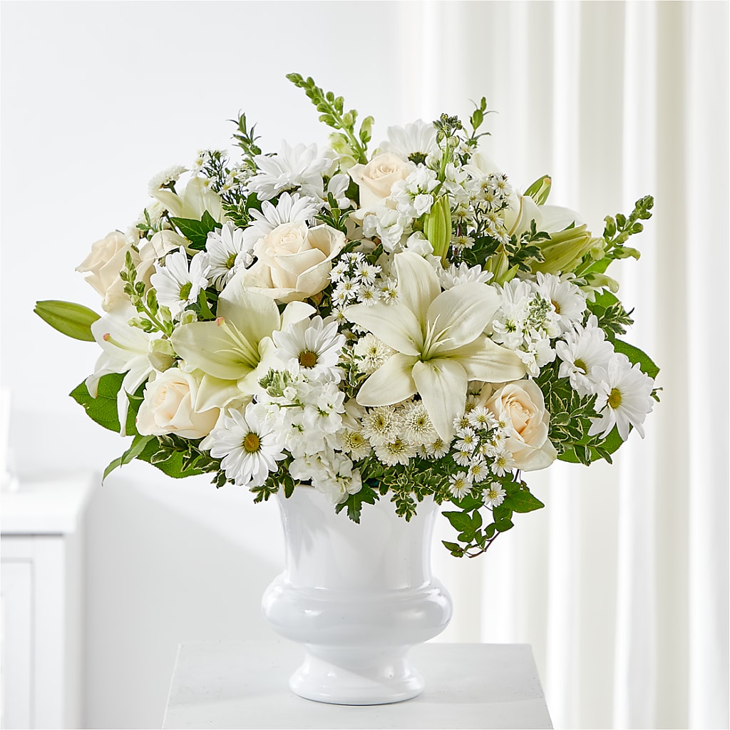 Uplifting Urn Arrangement – Morgan Hill Florist, San Jose CA