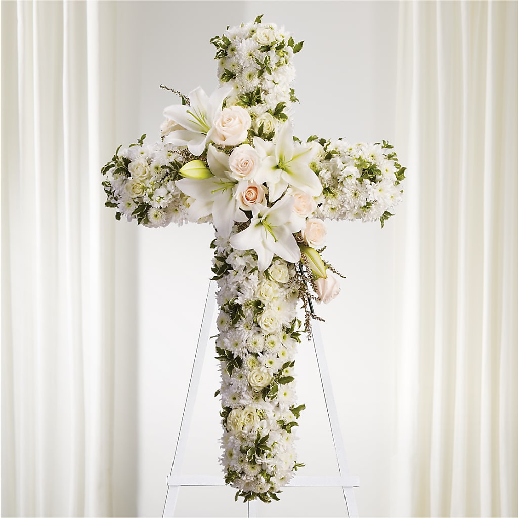 Spiritual Guidance Standing Spray – Morgan Hill Florist, San Jose CA