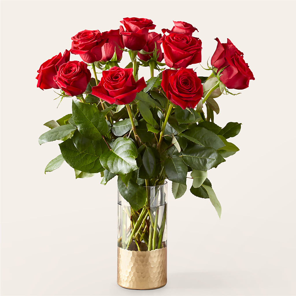 Classic Love Red Rose Bouquet – Morgan Hill Florist, San Jose CA
