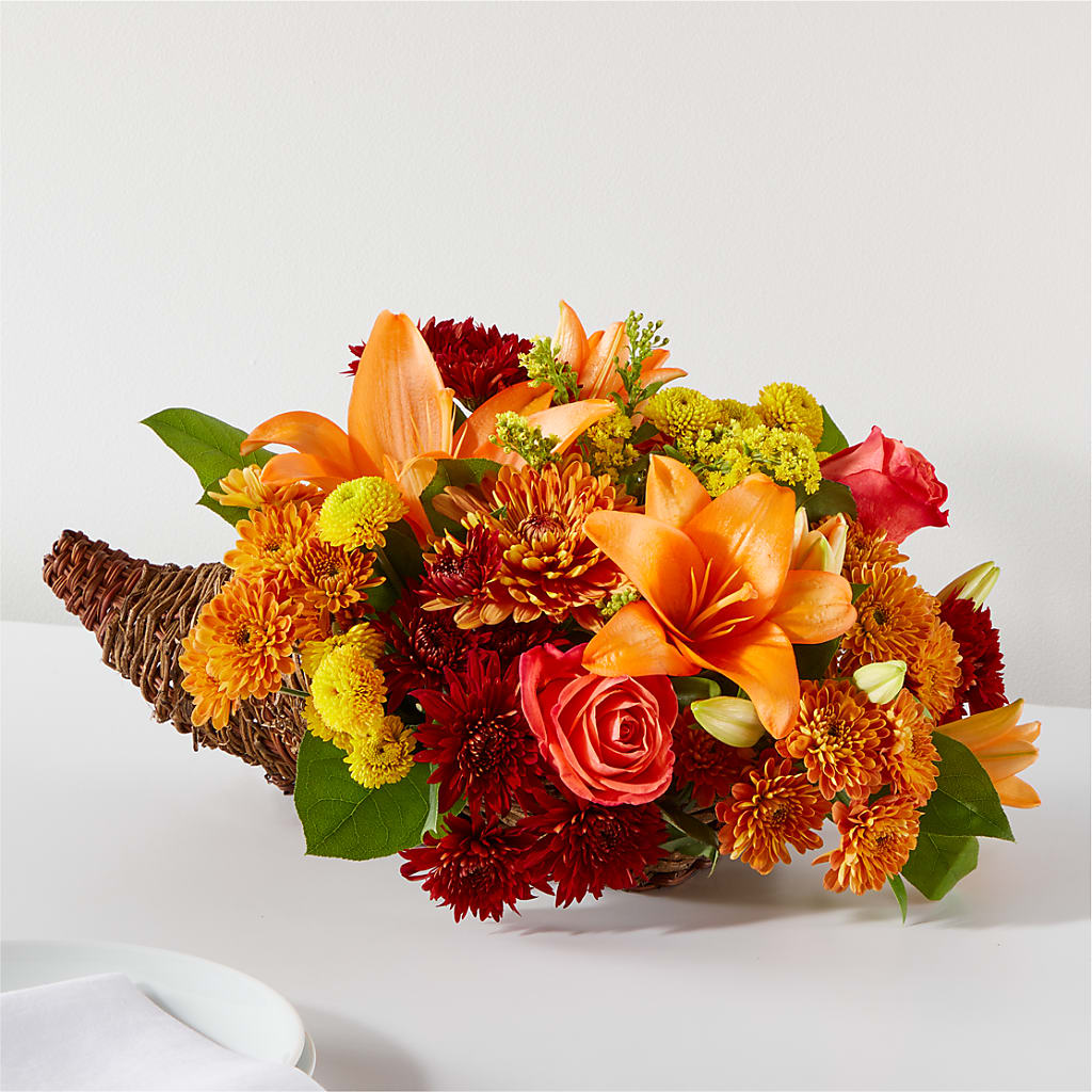 Bouquet of Blessings Cornucopia – Morgan Hill Florist, San Jose CA