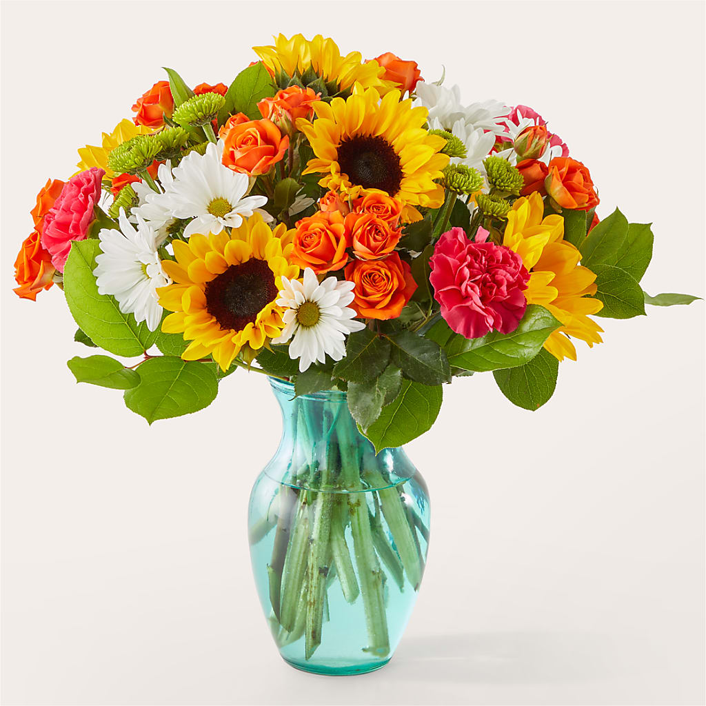 Sun-drenched Blooms Bouquet – Morgan Hill Florist, San Jose CA