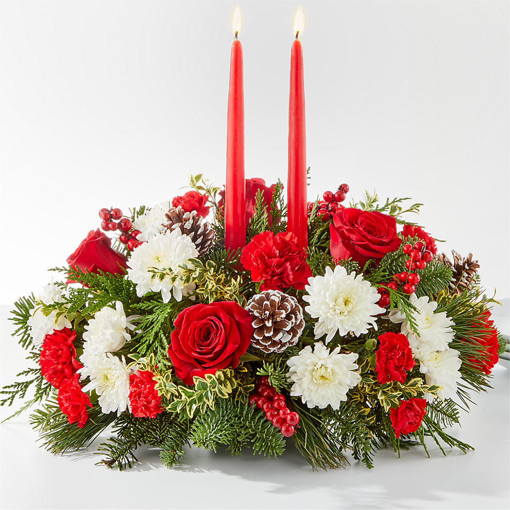 Holiday Soiree Centerpiece – Morgan Hill Florist, San Jose CA