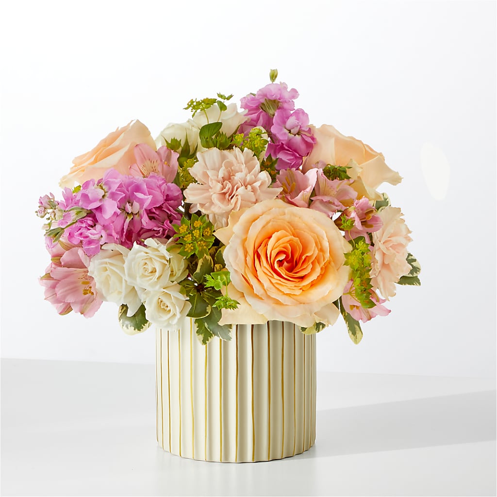 Paradise Bouquet with Ivory Vase – Morgan Hill Florist, San Jose CA