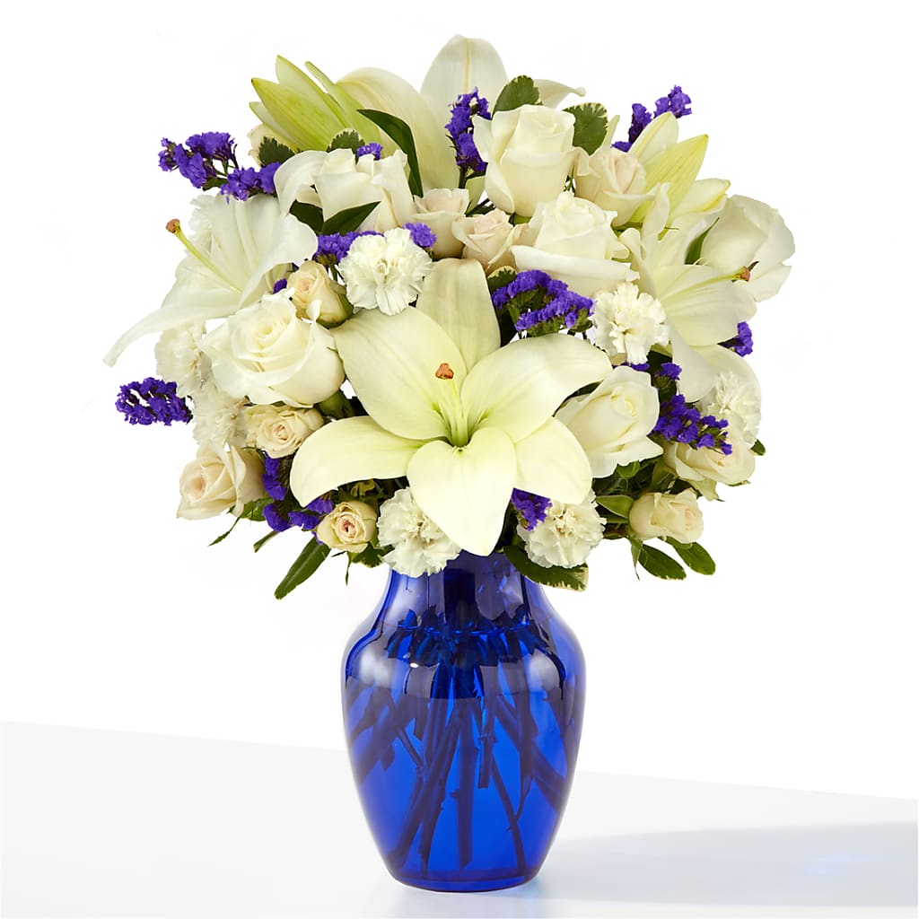 Sapphire Rush Bouquet – Morgan Hill Florist, San Jose CA