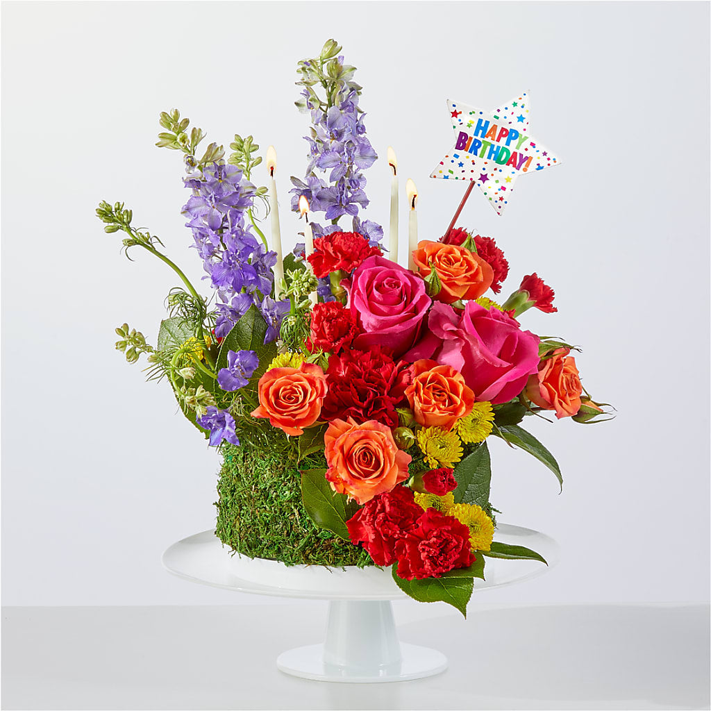 Best Year Yet Floral Cake – Morgan Hill Florist, San Jose CA