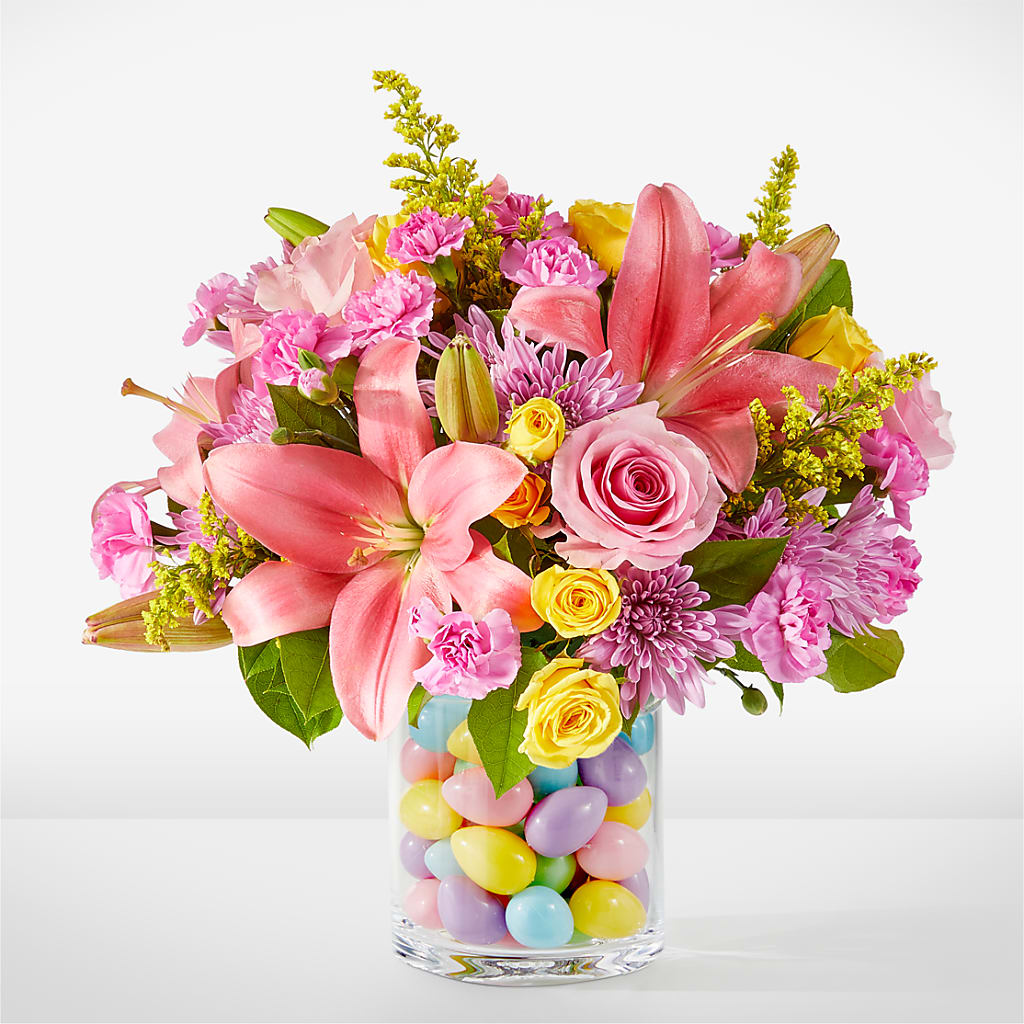 Easter Egg Hunt Bouquet – Morgan Hill Florist, San Jose CA