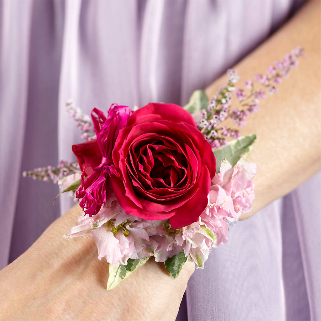 Rose Charm Corsage – Morgan Hill Florist, San Jose CA