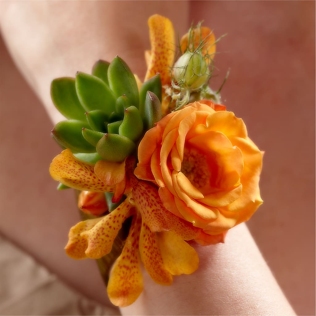 Irresistible Love Wrist Corsage – Morgan Hill Florist, San Jose CA