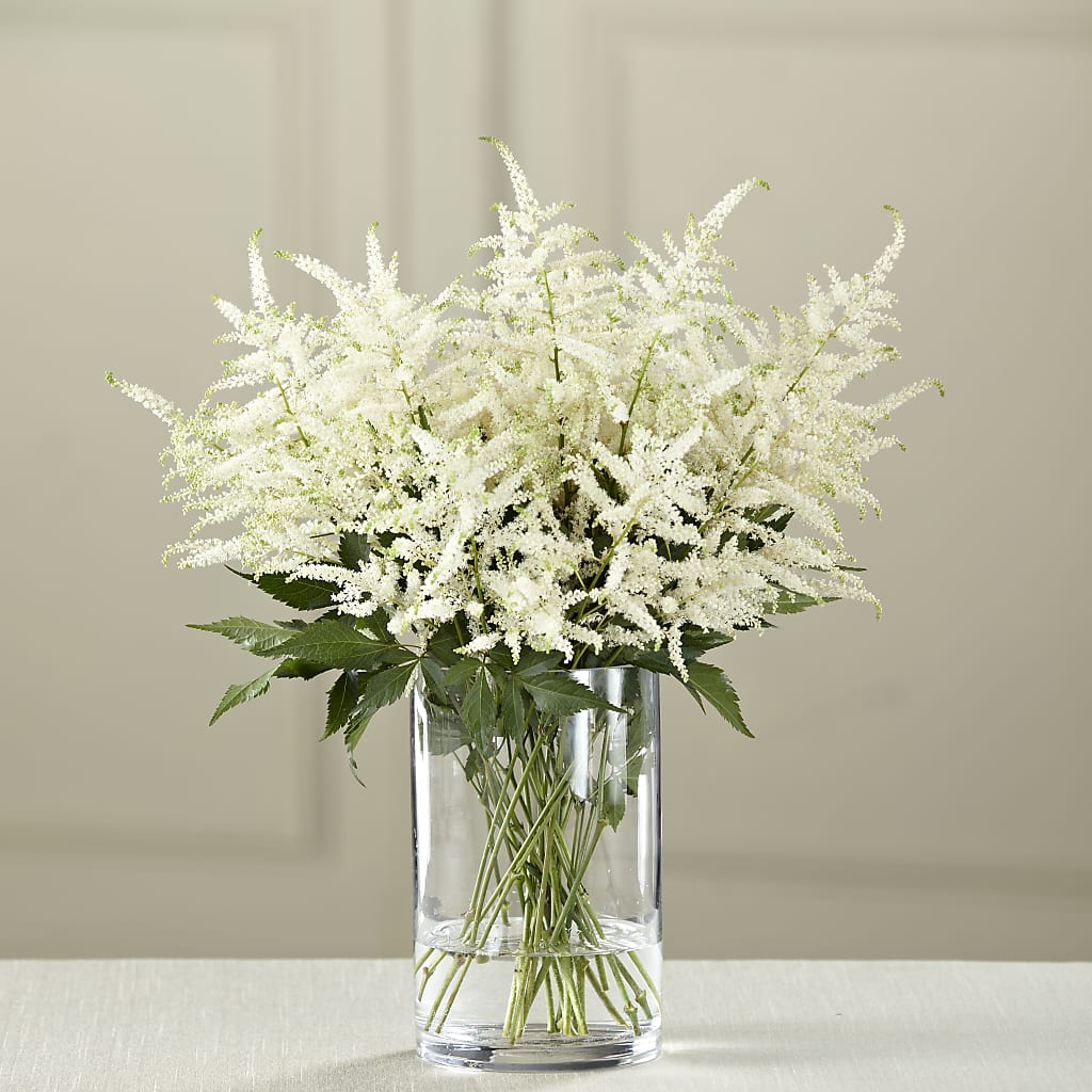 White Astilbe Bouquet – Morgan Hill Florist, San Jose CA