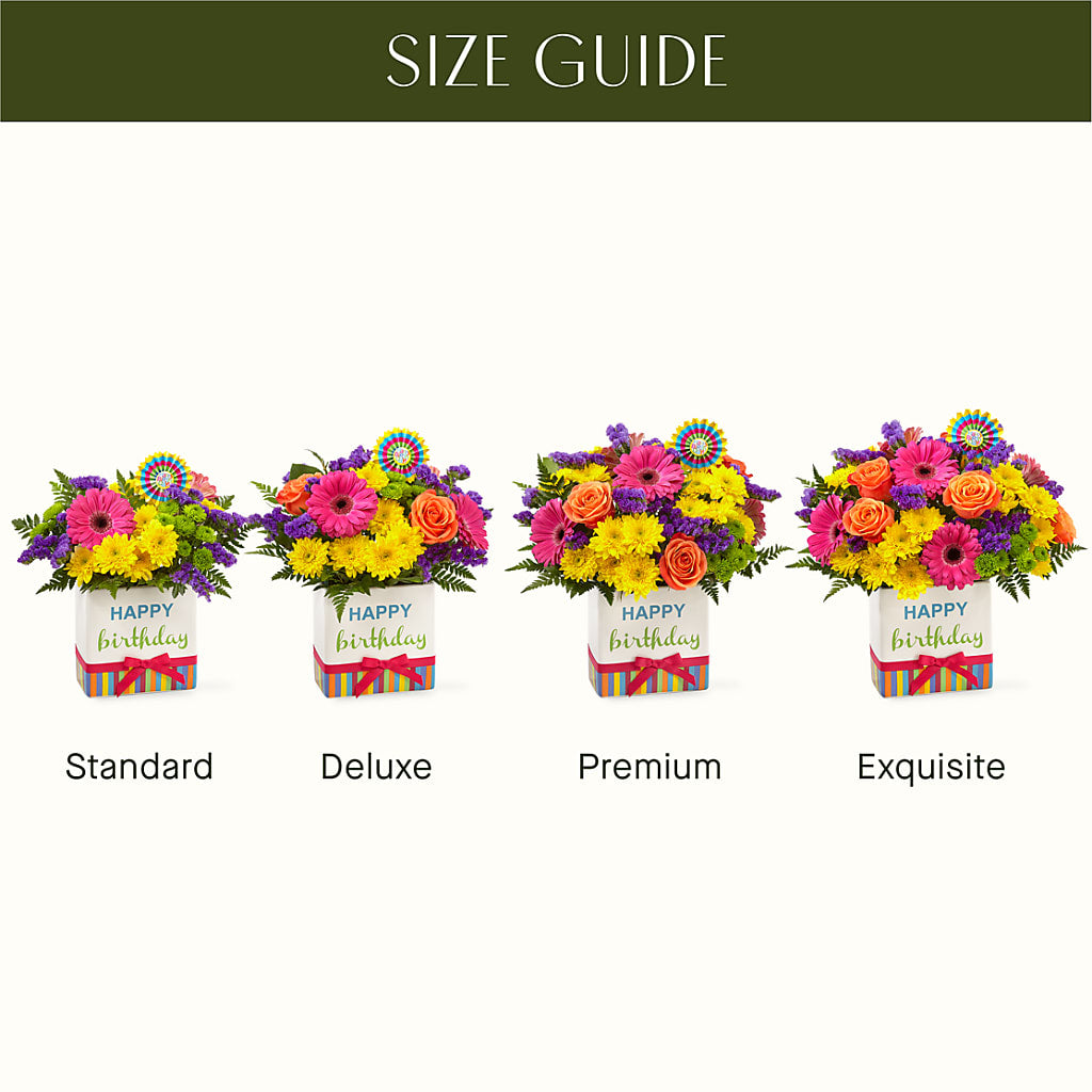 Birthday Brights Bouquet –  Morgan Hill Florist, San Jose CA